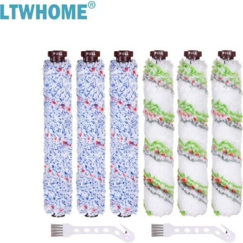 LTWHOME Replacement Multi Surface Pet Brush Roll Kit for Bissell Crosswave 1785 2306 2551 Series Wet Dry Vacuum Cleaner