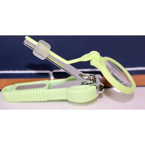 Adult Nail Clipper Trimmer Tools Magnifying Glass Nail Knife Portable Observe Stainless Steel Children Nail Care Cute Sale