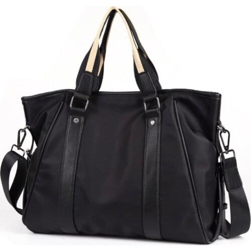 Fashion Mens Briefcase Crossbody Bags Male Business Laptop Big Tote Sac a main Bag Unisex Casual Large Capacity Handbags Blue