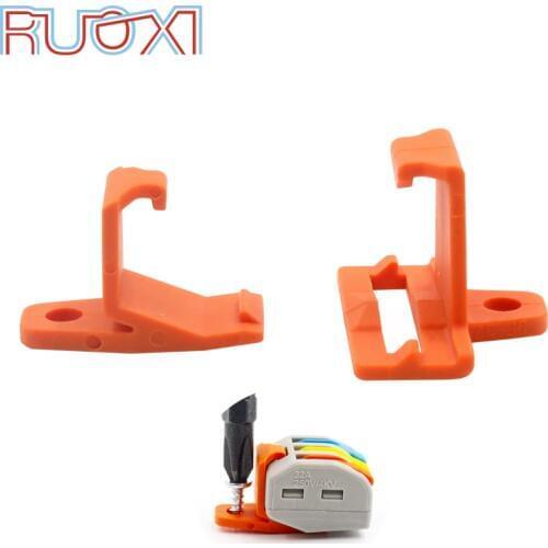 Wire Connector Mount 10/30/50 Quick Connector Cable Connector Conductor Block Terminal Connector Fixing Accessories