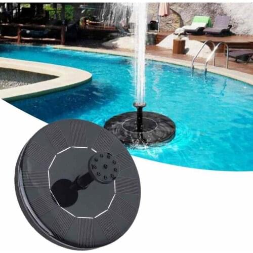 Solar Fountain Pump Kit Floating Fountain Garden Patio Pond Landscape Decoration DC 6V 13x13cm Outdoor Decoration