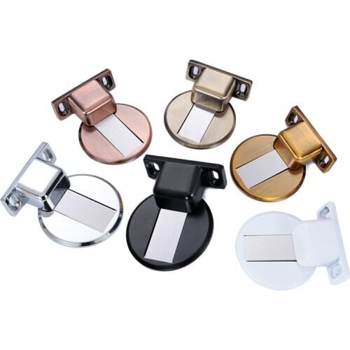 Non - Perforated Stainless Steel Invisible Zinc Alloy Anti - Collision Door Block Magnetic Door Suction Dropshipping
