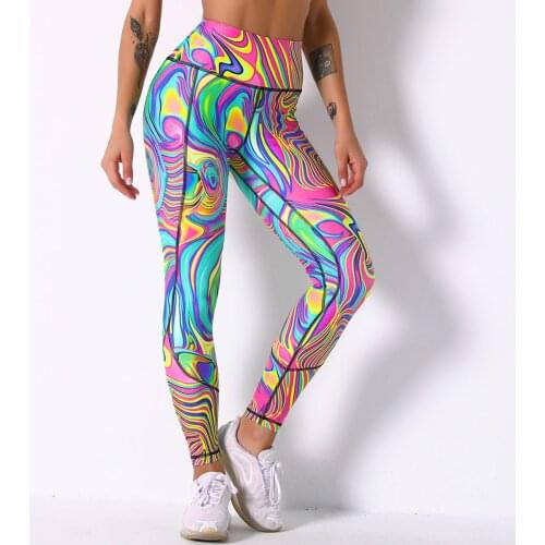 Sexy Woman Leopard Print High Waist Yoga Pants Sports Seamless Mesh Leggings Fitness Gym Trouser Female Cycling Runing Tights