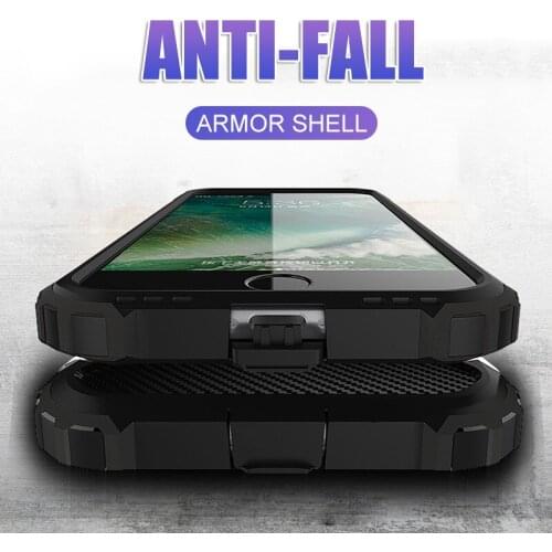 Rugged Impact Hybrid Tough Shockproof Armor Phone Case for iPhone 12 Mini 11 Pro Max XR X XS 8 7 6s 6 Plus Hard Back Cover Coque