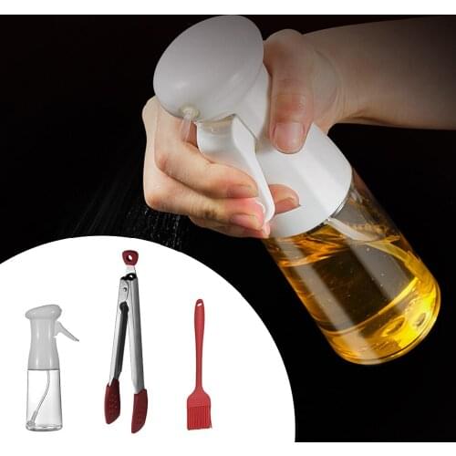 Oil Sprayer Food-Grade Oil Dispenser for Salad Making Baking Frying BBQ 7 oz