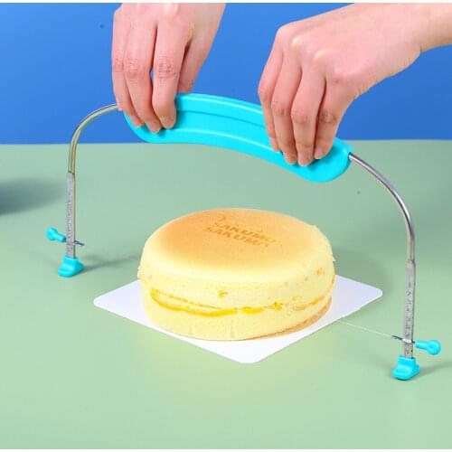 Adjustable Cake Slicer Dough Bread Cutting Tool Wire Slicer Stainless Steel Pastry Decoration Divider Baking Accessories