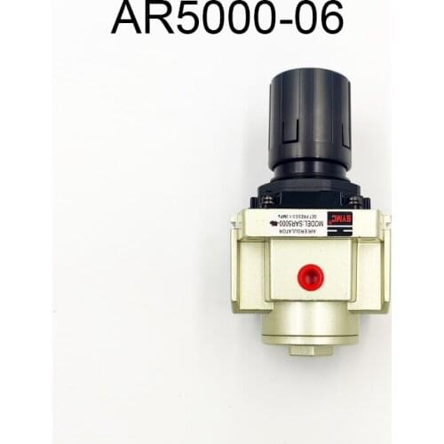 AR5000 06 G3/4'' Pressure regulator Mini Air Relief Control Compressor Regulator Pneumatic Treatment Units Valve Gauge Fitting