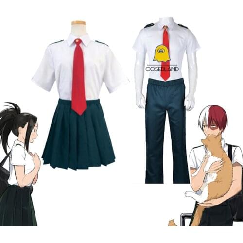 Boku No Hero Academia School Uniform My Hero Academia Midoriya Todoroki Bakugo Cosplay Costume Asui Tsuyu Himiko Toga Dress