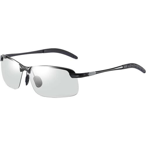 Photochromic Sunglasses Men Polarized Driving Chameleon Glasses Male Change Color Sun Glasses Day Night Vision Drivers Eyewear