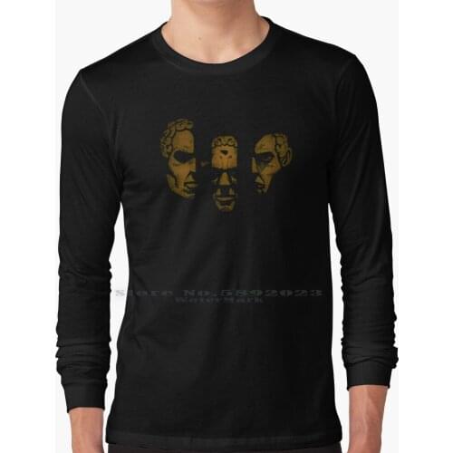 Three Faces Long Sleeve T Shirt 100% Pure Cotton Big Size Path Of Exile