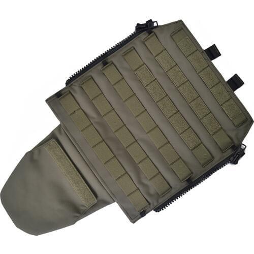 Delustering TwinFalcons Tactical MOLLE Zip-On Panel 2.0 Military Molle Zipper Pack Tactical Pouch Bag 500D Cordura TW-P074