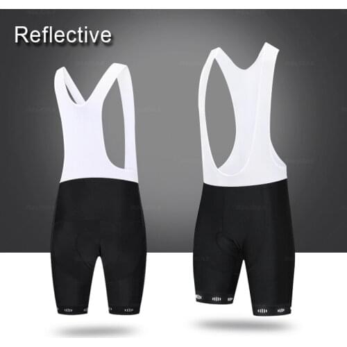 Top Quality High Elasticity Cycling bibshorts Summer Reflective LOGO Bike Tights MTB Ropa Ciclismo Moisture Wicking Bike Pants