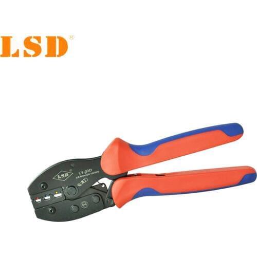 High Quality Insulated terminal connectors for 0.5-6mm2 LY-03D Ratchet hand crimping tools electrician crimper pliers