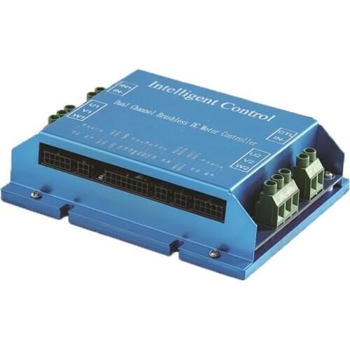 High Performance RS232 control open loop two Channal Brushless DC Motor Controller KYDBL4830-2E bldc controller for agv robot