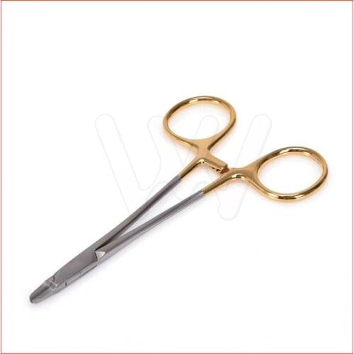1PC Dental Needle Holder 12cm Dental Surgical Instruments （Straight