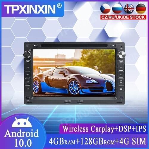 128GB Android 10 For VW OLD PASSAT Car Multimedia Player GPS Navigation Head Unit Auto Radio Audio Stereo Tape Recorder CARPLAY