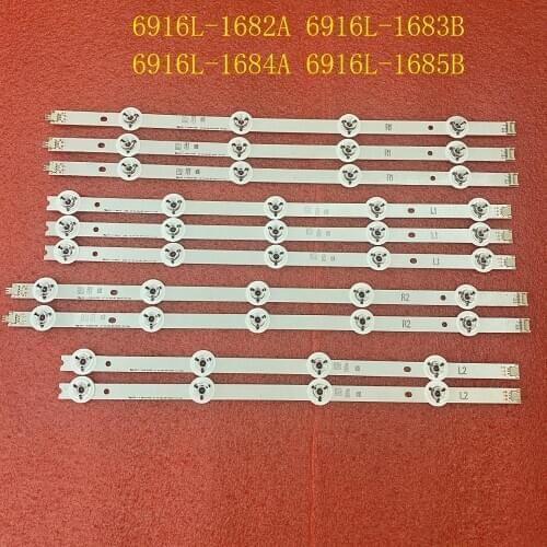 5set=50pcs LED Backlight strip for LG 42LB671V 42LB670V 42LB671V 42LB673V 42LB675V 6916L-1683B 1685B 1682A 1684A 1683A 1685A