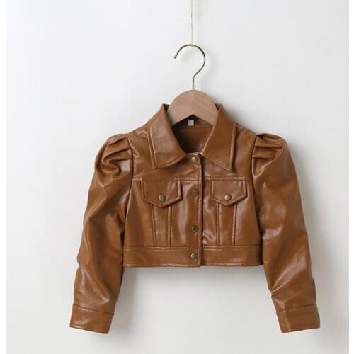Babyinstar Leather Jackets For Girls