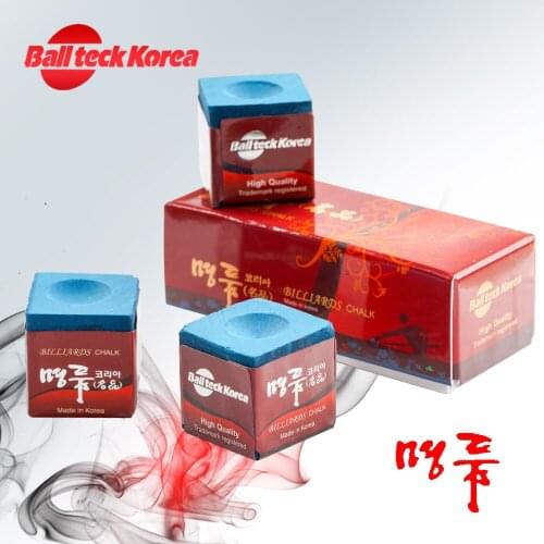 BallTeck Korea Billiard Chalks Pool/Carom/Snooker Cue Stick Chalks 3 Pcs/box Pool Chalk Billiard Accessories