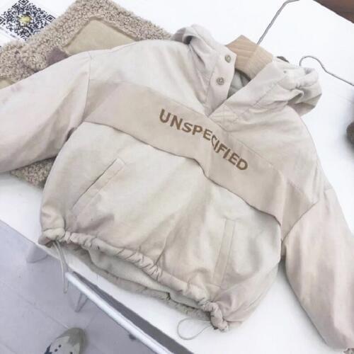 Childrens thick cotton padded jacket boys' and girls' cotton padded jacket