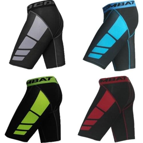 Mens Fitness Sports Shorts Tight Running Training Cycling Leggings High Elastic Breathability Quick-drying Compressed Pants