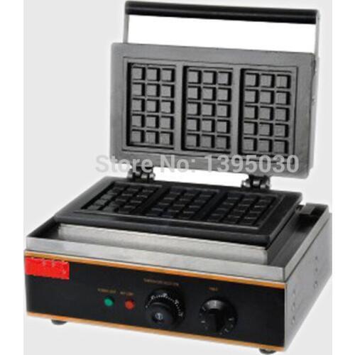 Electric Waffle Maker Waffle Baker Plaid Cake Furnace Sconced Machine Heating Machine 110V/220V 1.5KW 1PC