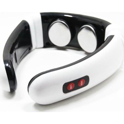 Electric Pulse Neck Massager Far Infrared Heating Cervical Physiotherapeutic Pain Relief Multifunctional Health Care Tool