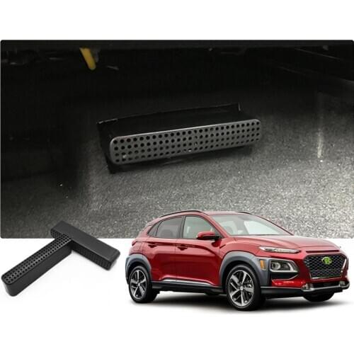 LFOTPP Car Air Outlet Cover For Kona 2018 2019 2020 Car Rear Seat Air Condition Vent Outlet Auto Interior Accessories