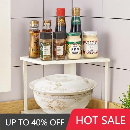 Kitchen Pot Rack Household Multi-layer Rack Storage Shelf Kitchen Space-saving Storage Rack Spice Rack