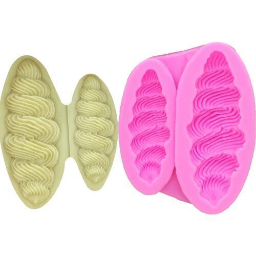 M0889 Spiral Shape Silicone Mold 3D Cake Moulds Mousse For Creams Chocolate Pastry Bakeware Dessert Art Pan