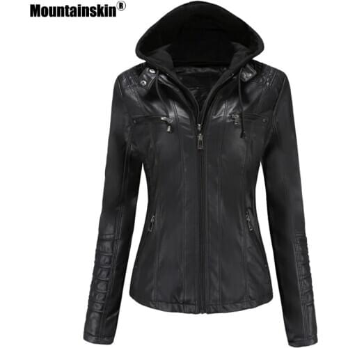 Женские зимние кожаные куртки Mountainskin China At AliExpress