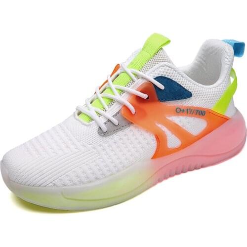 Men Shoes Colorful Lightweight Breathable White Men Casual Shoes Autumn 2021 New Arrival Fashion Comfortable Walking Shoes Man