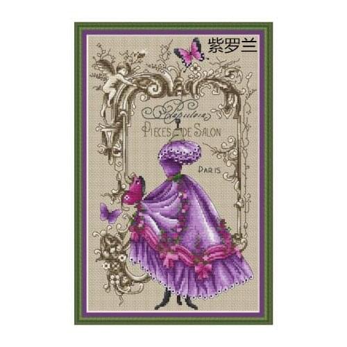 Mouse avatar Counted Cross Stitch Kit Cross stitch RS cotton with cross stitch autumn