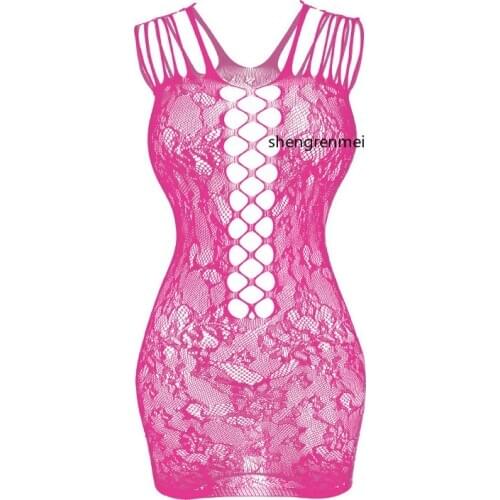 Sissy Sleepwear Mens Nightdress Multi Shoulder Strap Lingerie Male Underwear Mini Dress for Man Gay Fishnet Seductive Babydolls