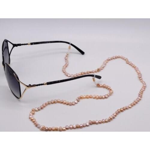 New Favorite Pearl Glasses chain natural baroque small personalized sunglass accessories exclusive recommendation women gift