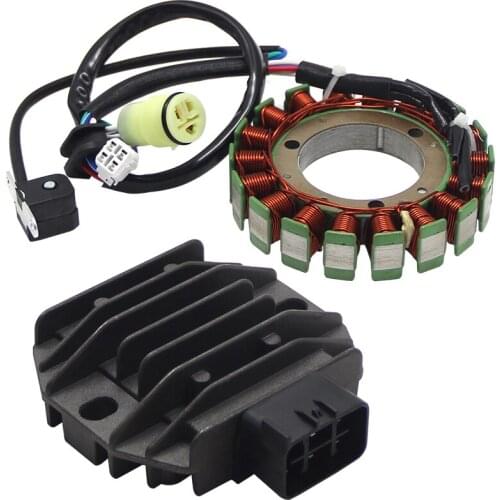 Motorcycle Voltage Regulator Rectifier & Stator Coil For Yamaha YFM350R Raptor 350 2X4 YFM350RSE Special Editon 5GT-81960-00