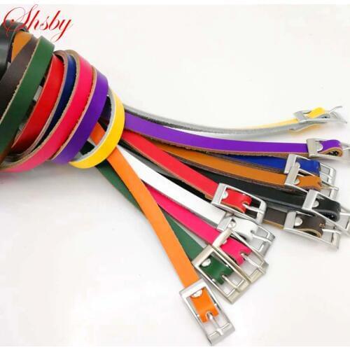 Shsby silver Watches accessories wholesale leather band high quality/long leather watch band can match a variety of headers