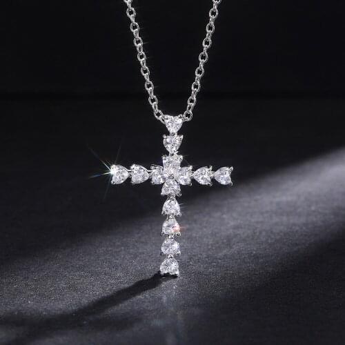 USTAR NEW Crystals Flower Pendant Necklaces for women AAA cubic Zirconia chains Necklace 2018 Collars Jewelry party gifts