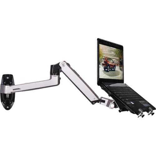 XSJ8012WT Aluminum Alloy Mechanical Spring Arm Wall Mount Laptop Holder Full Motion Laptop Mount Arm Monitor Holder Laptop Stand