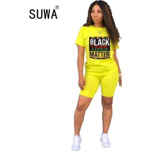 2020 Women Sports Suit 2PCS/Set Neon Top Short Pants Workout Clothes Tracksuit Fashion Summer Outfit Ladies Casual 2 Piece Set