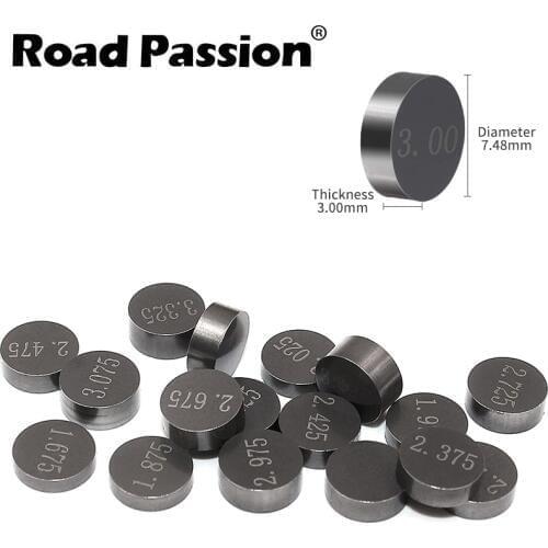 Road Passion 46pcs Motorcycle 7.48mm 7.48 mm Diameter Valve Shims For Kawasaki ZX750 ZX636 ZX600 ZX1000 ZG1000 Z1000 Z750S