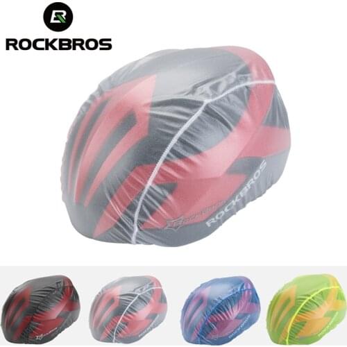 ROCKBROS Cycling Helmet Cover Ultralight Windproof Dustproof Rain Cover MTB Road Bike Helmet Cover Bicycle Helmets Accessories
