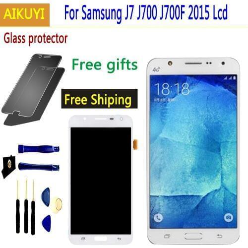For Samsung Galaxy J7 2015 Display LCD Display+Touch Screen Digitizer Assembly For Samsung Galaxy J700 J700F J700M J700 LCD