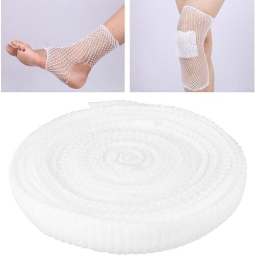 Elastic Net Wound Dressing Bandage Stretchable Fix Band Emergency Aid(6# ) Outdoor Home Bandage Medical Body Wound Therapy Tool