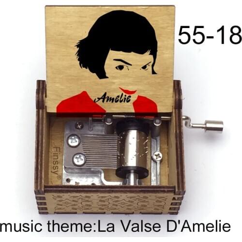 France Amelie music theme La Valse D'Amelie Music Box Hand Musical movie fans new year Christmas Gifts for Girls