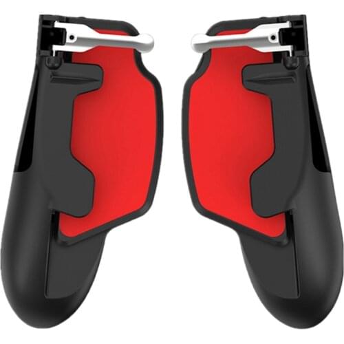 Mobile Game Controller H11 Six Finger for PUBG Game Controller Gamepad Trigger Cooling Fan Gamepad Joystick