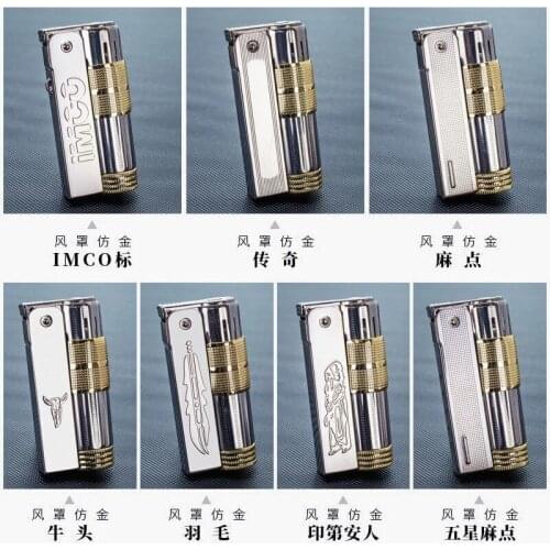 IMCO6700 kerosene lighter stainless steel retro nostalgic creative windshield old Austrian mechanical gasoline oil machine