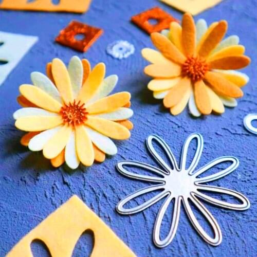 Little flower of the sun Metal Cutting Dies for DIY Scrapbooking Album Paper Cards Decorative Crafts Embossing Die Cuts
