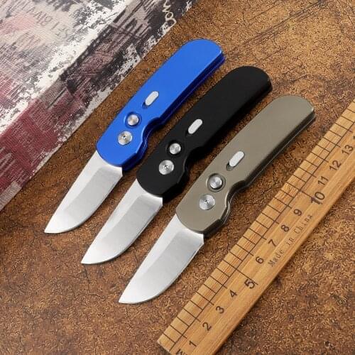 Mini Mark 154CM Blade Aluminum Alloy Hunting Camping Pocket Outdoor Survival Kitchen EDC Tool Portable Tactical Folding Knife