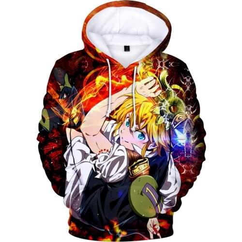 New Nanatsu No Taizai 3D Hoodies Men/women Pullover Hip Hop Harajuku Sweatshirt Casual Hoodies Street Style Hooded Clothes